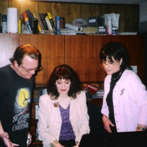 Backup vocalists Jana King Evans, Gail Lennon & Mike Cathcart