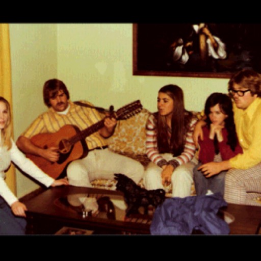 The singing Stafford Family practicing 1977...